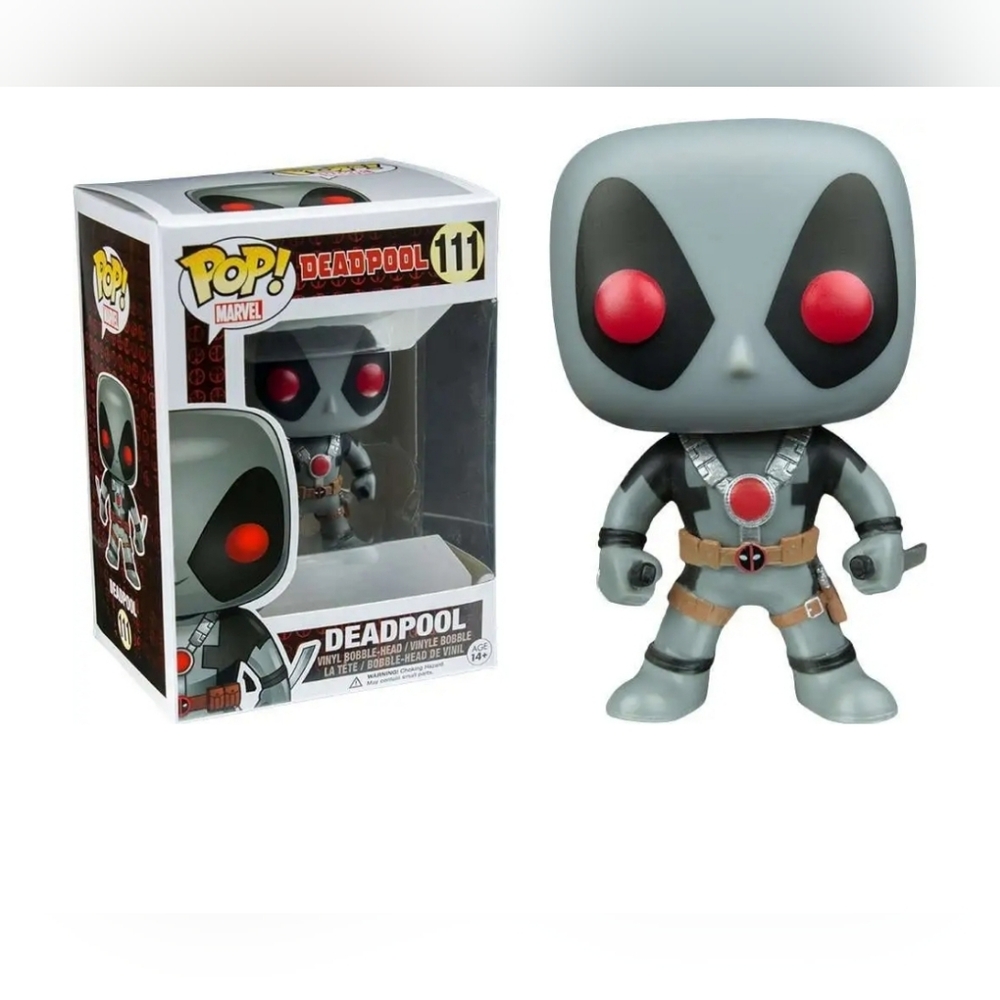 Funko Pop! Vinyl: Marvel - Deadpool - (Grey) - GameStop (GS) (Exclusive) #111